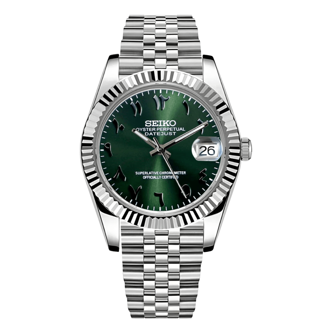 Classic Series - Green Arabic Dial Steel