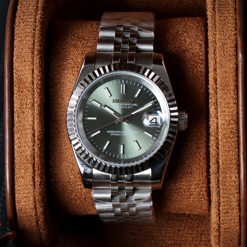 Classic Series - Green Dial Steel