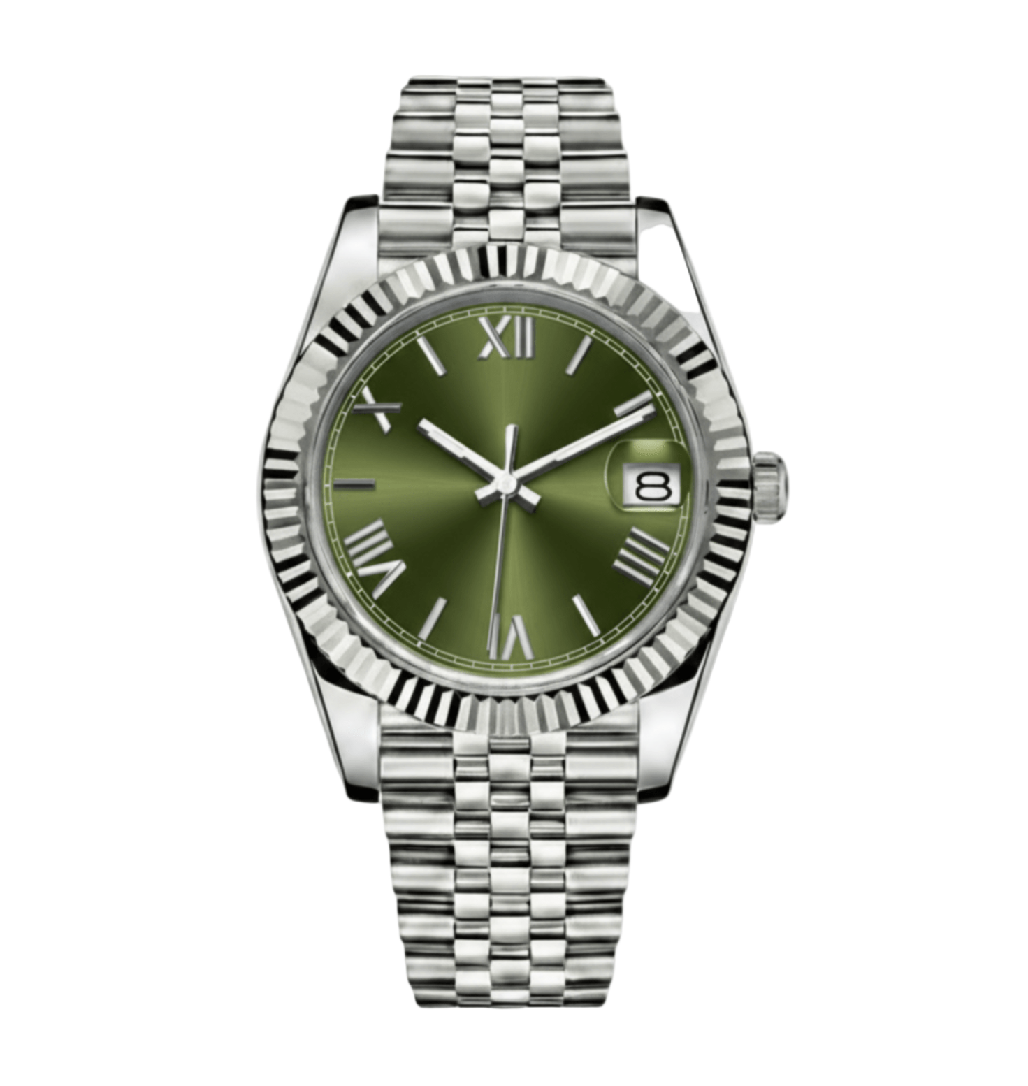 Classic Series - Green Roman Dial Steel