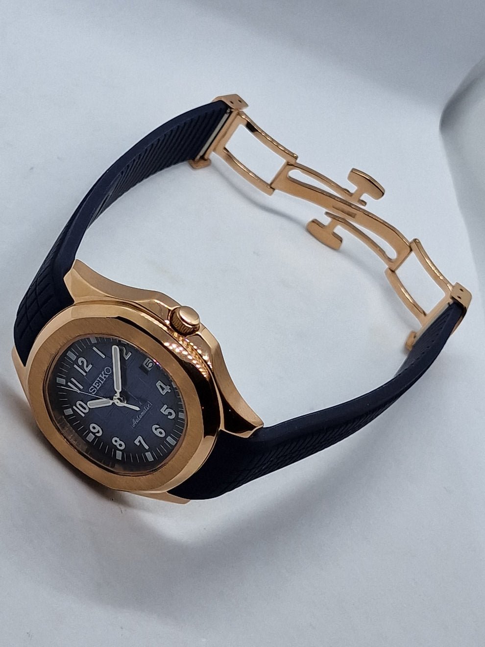 Signature Series - Rose Gold Blue Nh35