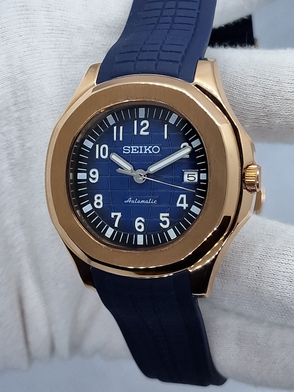 Signature Series - Rose Gold Blue Nh35