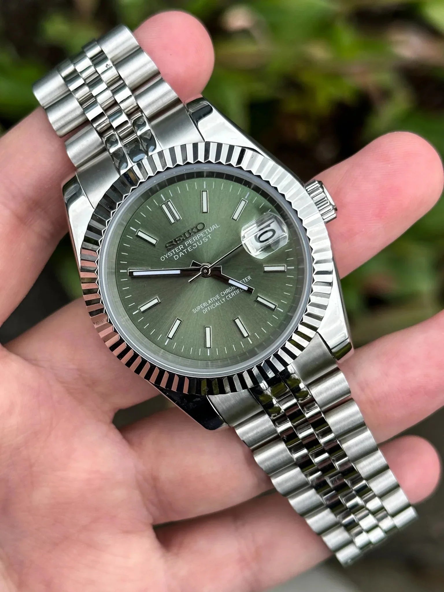 Classic Series - Green Dial Steel