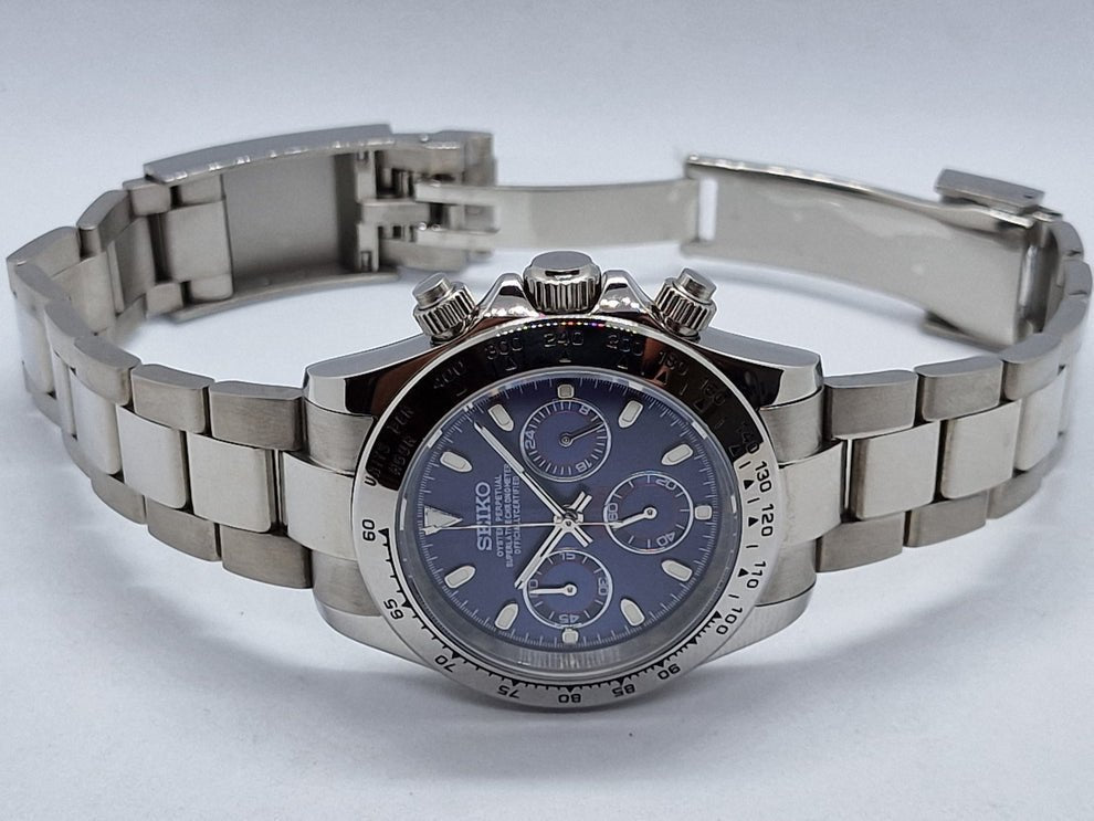 Chronograph Series - Steel Navy