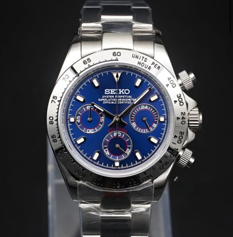 Chronograph Series - Steel Navy