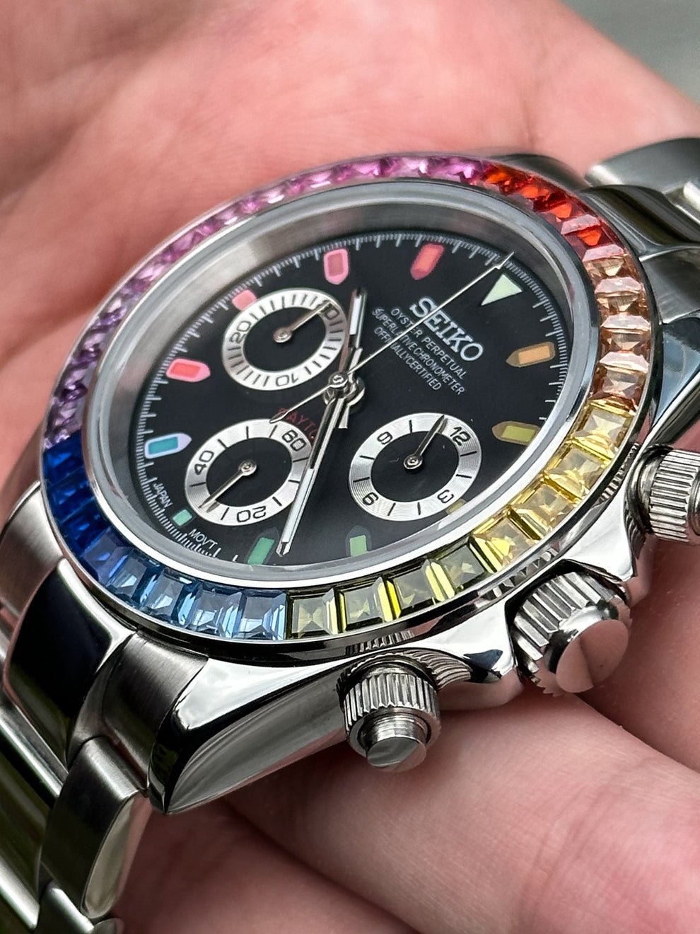 Chronograph Series - Steel Rainbow