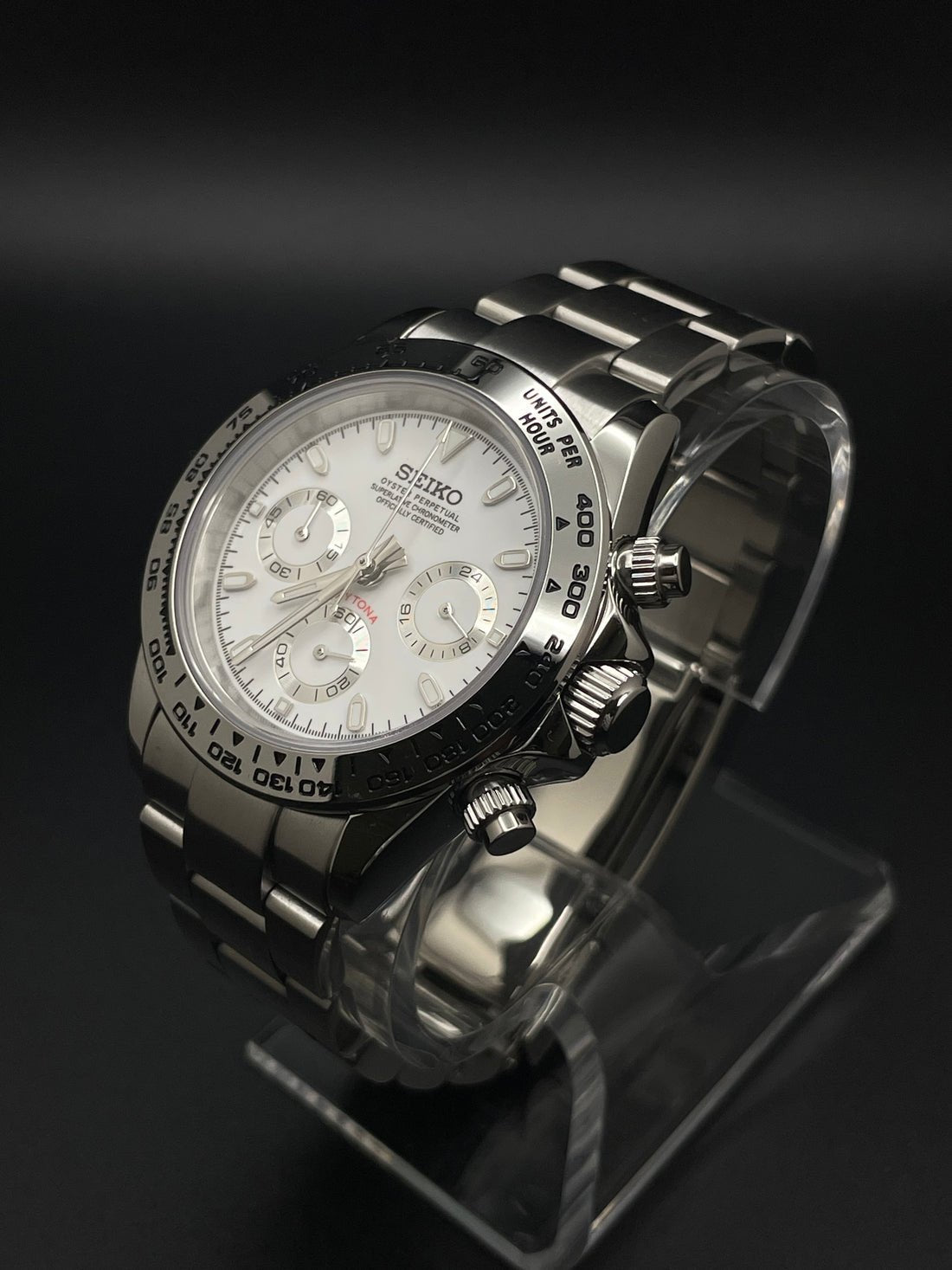 Chronograph Series - Steel White