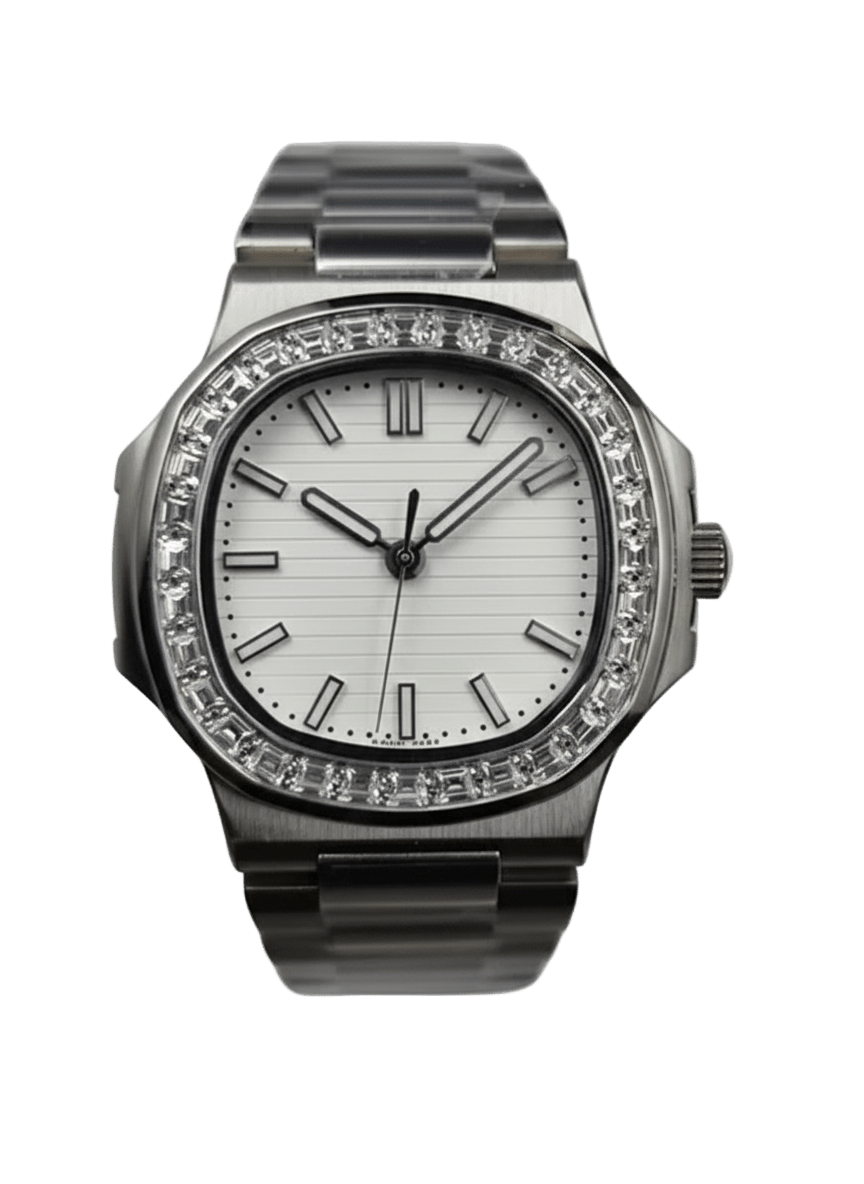 Signature Series - Steel White Diamond Bezel