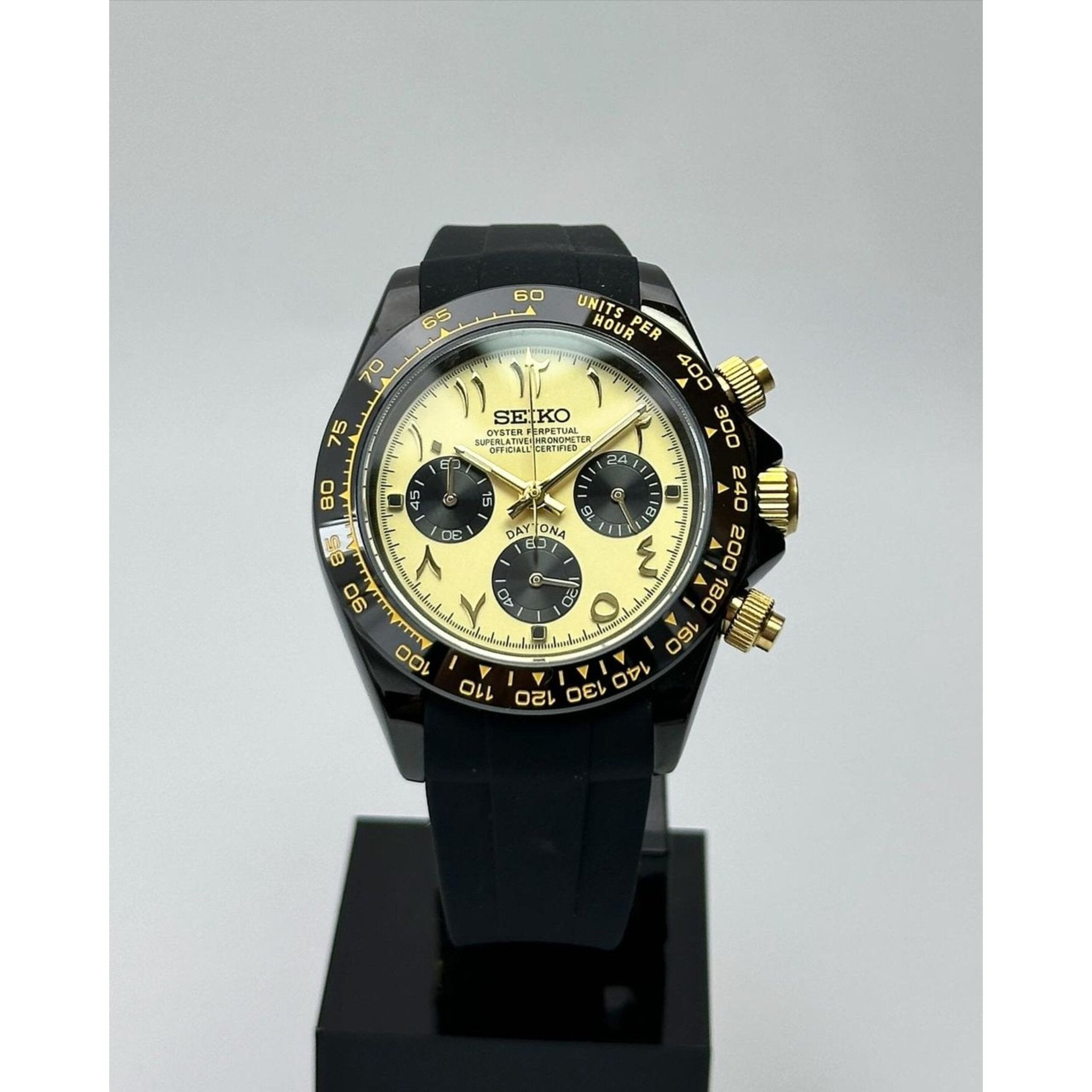 Chronograph Series - Yellow Arabic