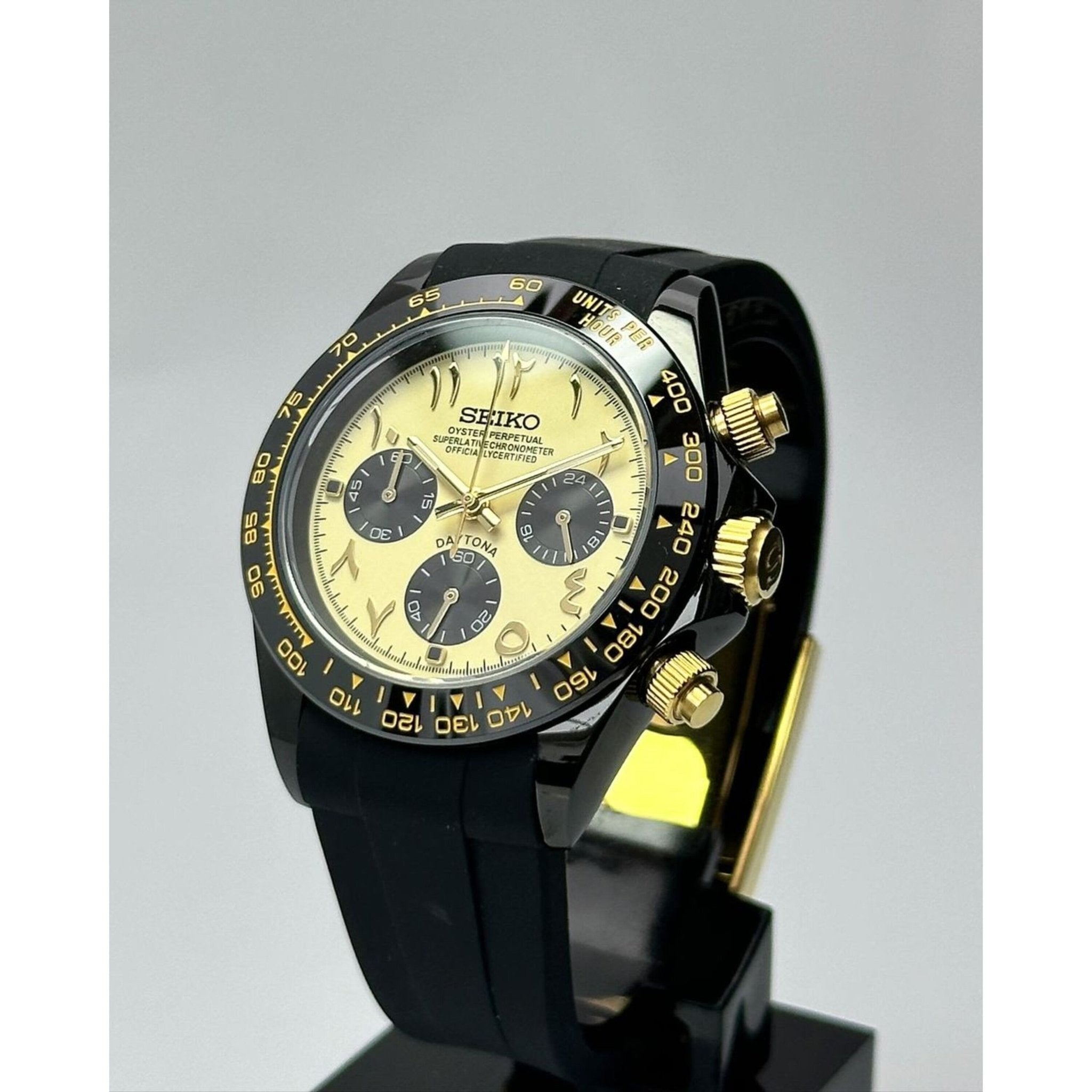 Chronograph Series - Yellow Arabic