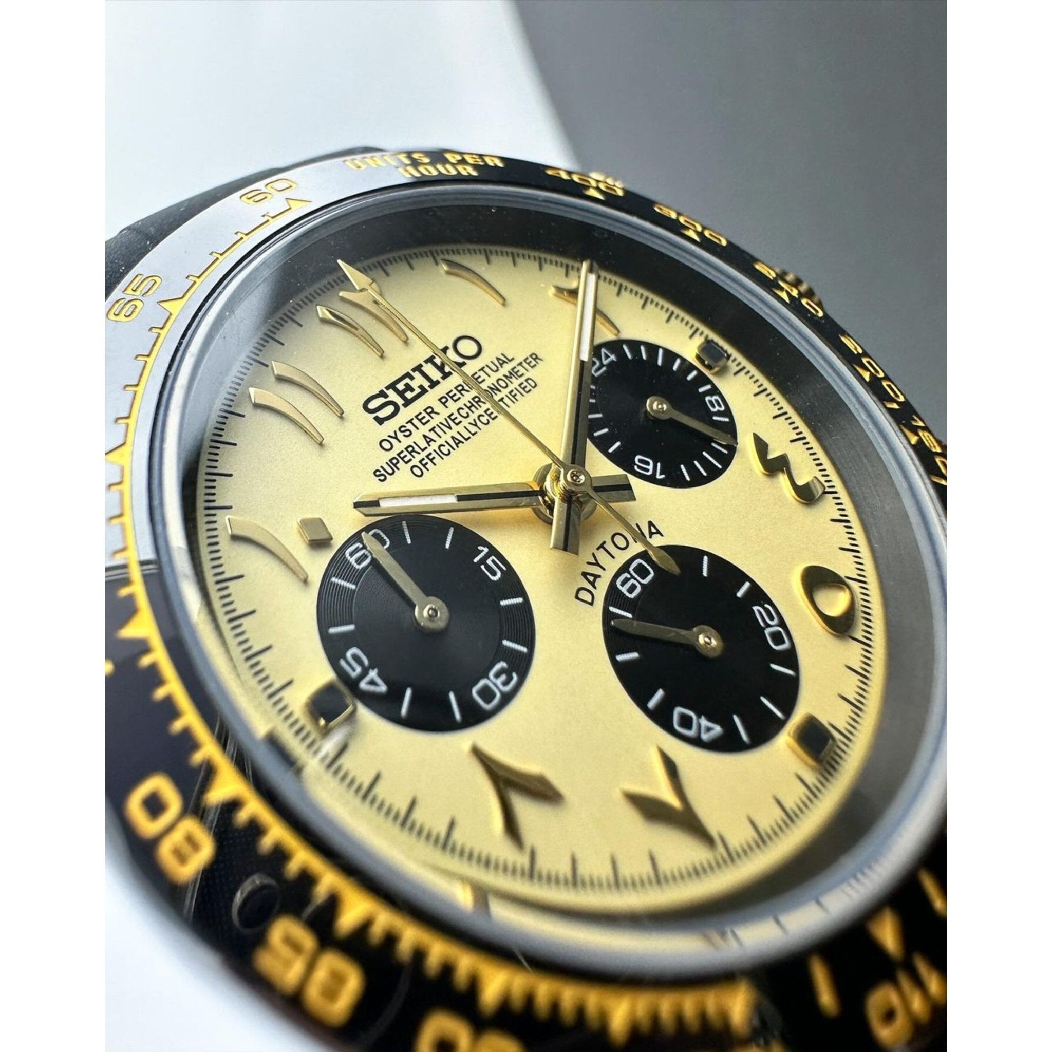 Chronograph Series - Yellow Arabic