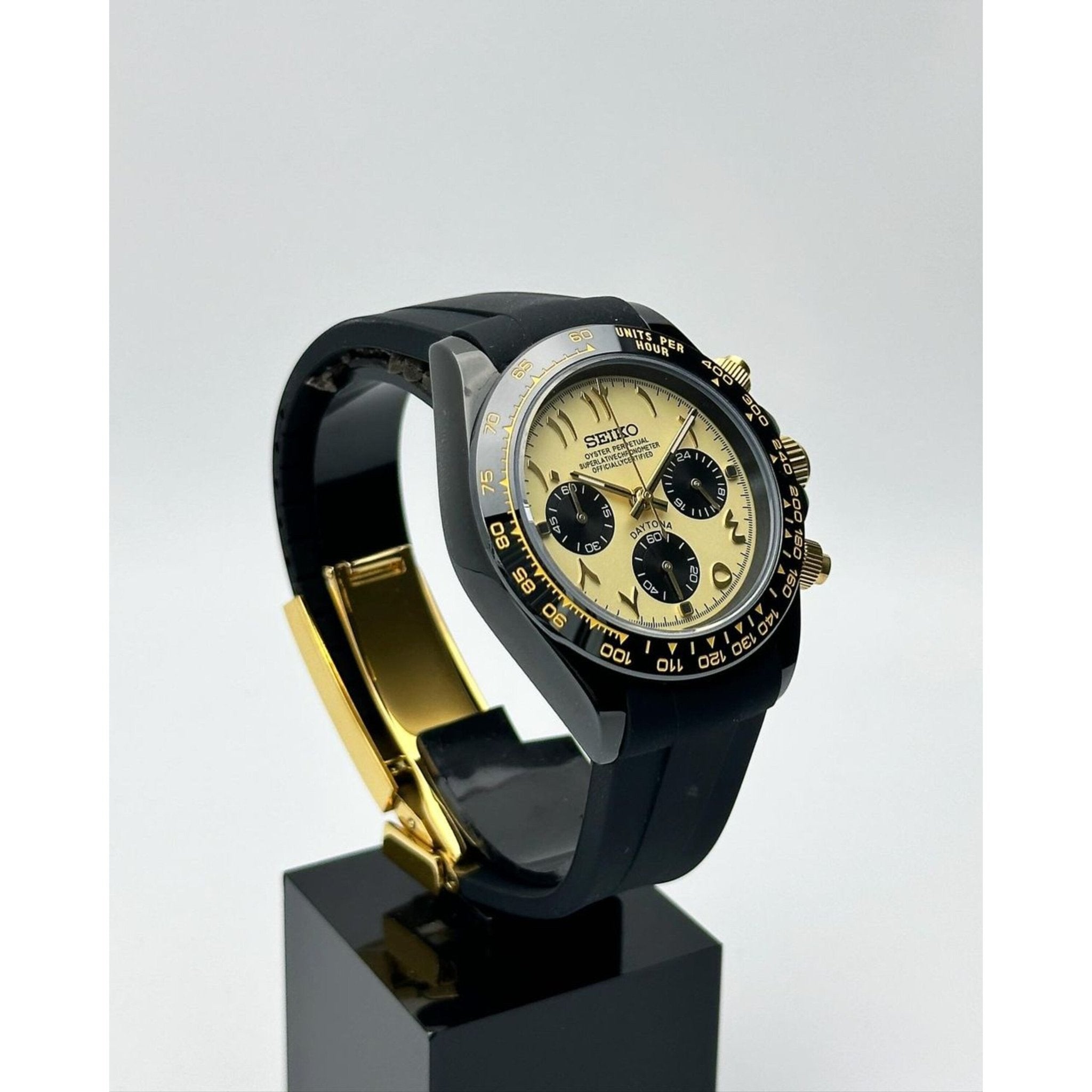 Chronograph Series - Yellow Arabic
