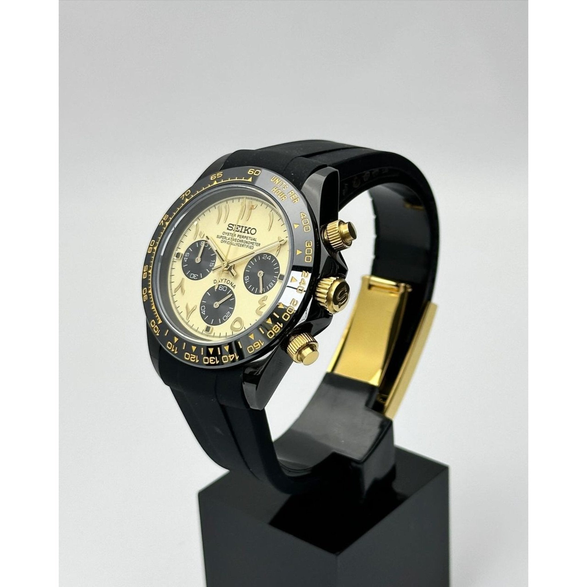 Chronograph Series - Yellow Arabic