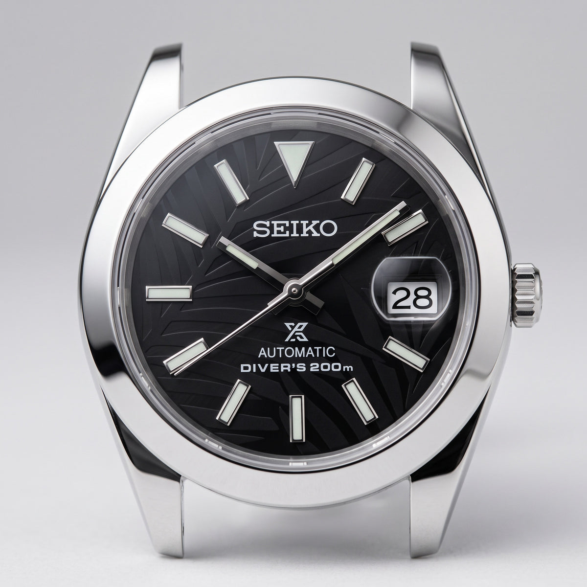 Date Mod – Steel · Blue Motif Dial – Automatic – dial detail