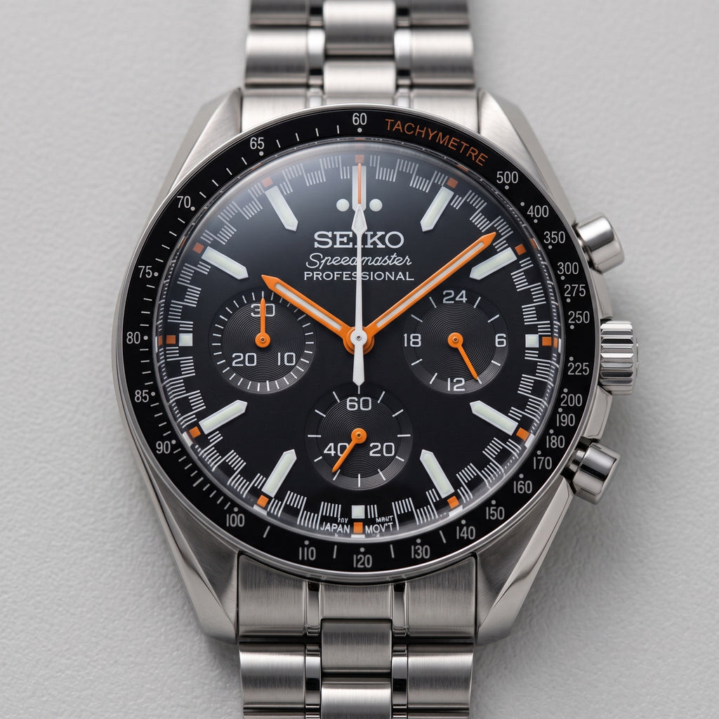 Moon Mod – Black Racing Chronograph – 42mm – Chronograph – dial detail