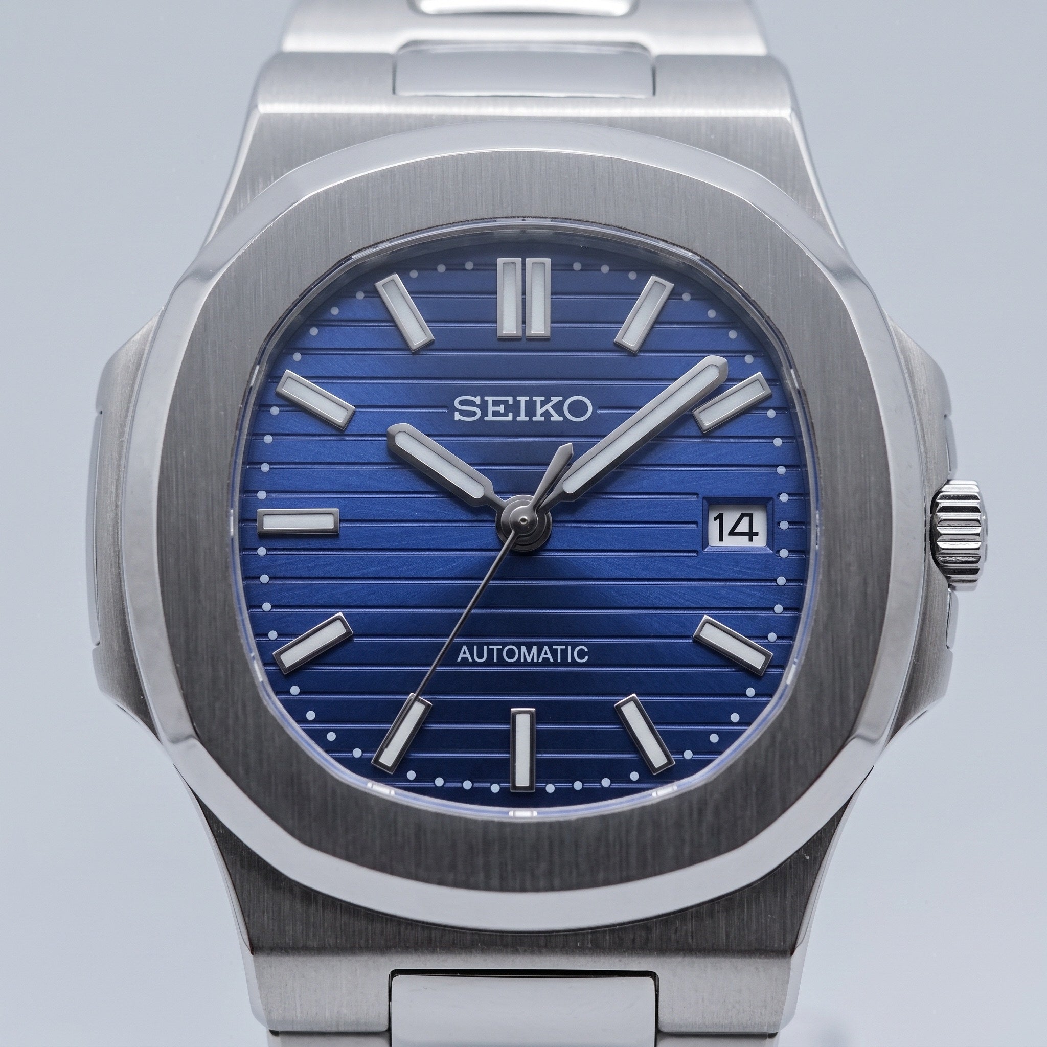 Naut Mod – Steel · Royal Blue Dial – 41mm – Automatic – dial detail