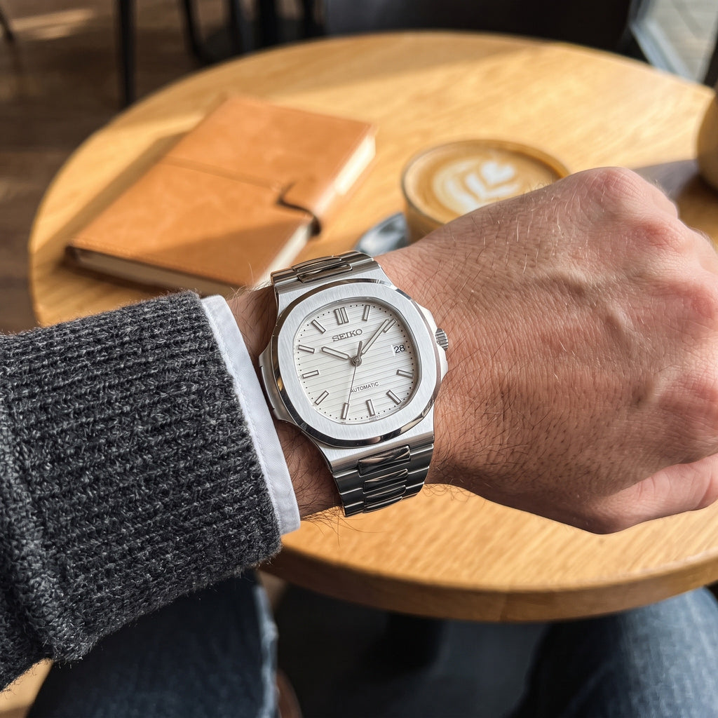 Naut Mod – Steel · Silver Dial – 41mm – Automatic – on-wrist view