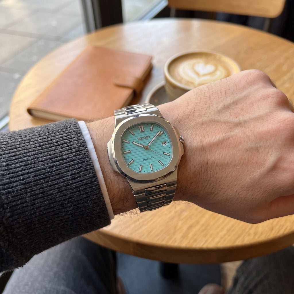 Naut Mod – Steel · Tiffany Dial – 41mm – Automatic – on-wrist view