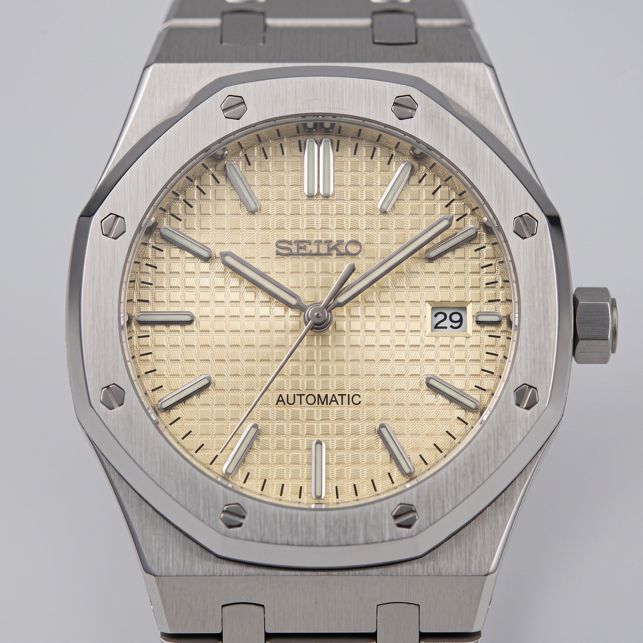 Oak Mod – Steel · Yellow Chronograph – 41mm – Chronograph – dial detail