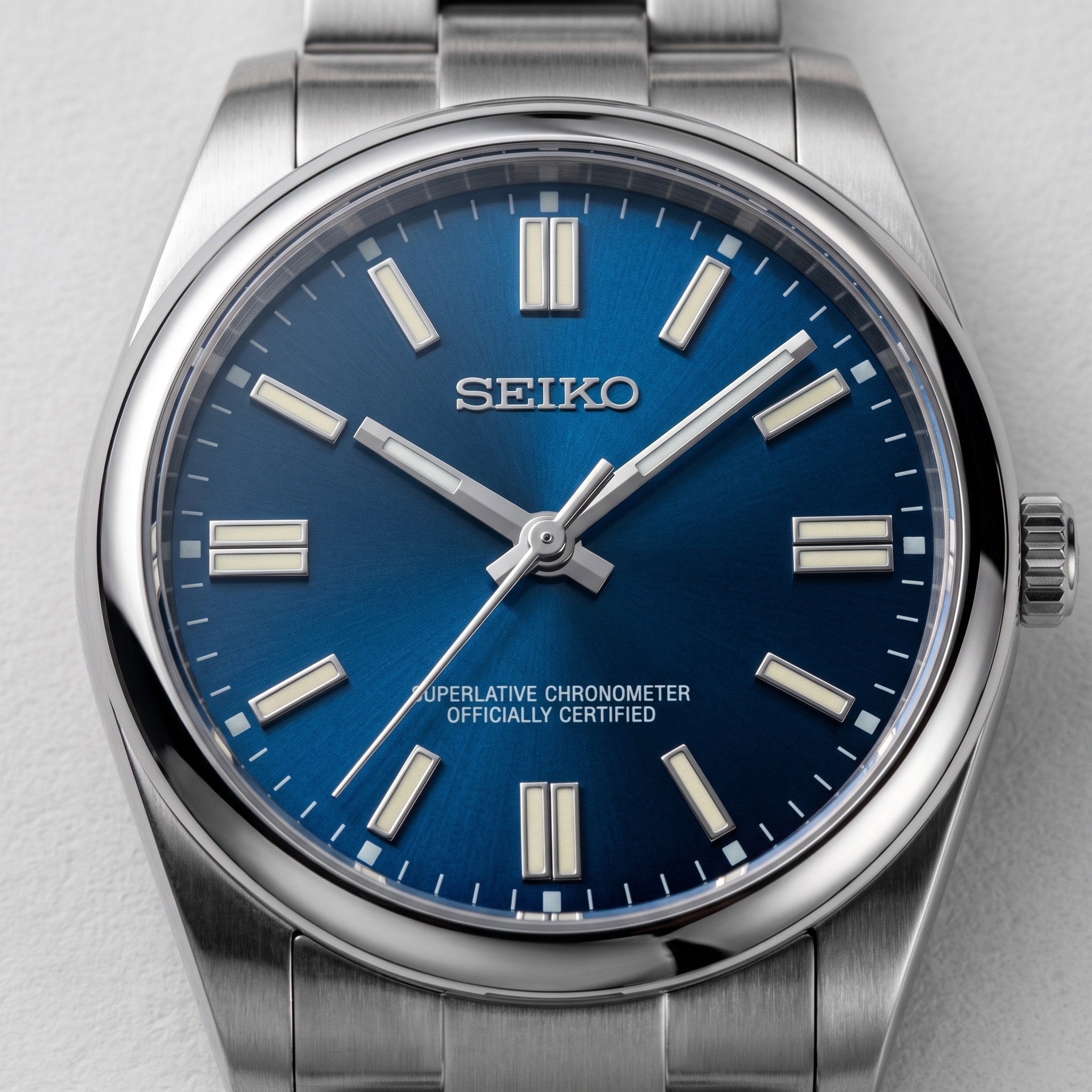 Oyst Mod – Blue Dial – 39mm – Automatic – dial detail