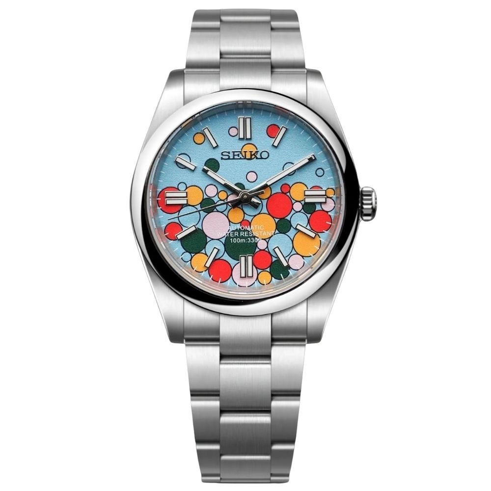 Oyst Mod – Celebration Dial – 39mm – Automatic — with Seiko logo