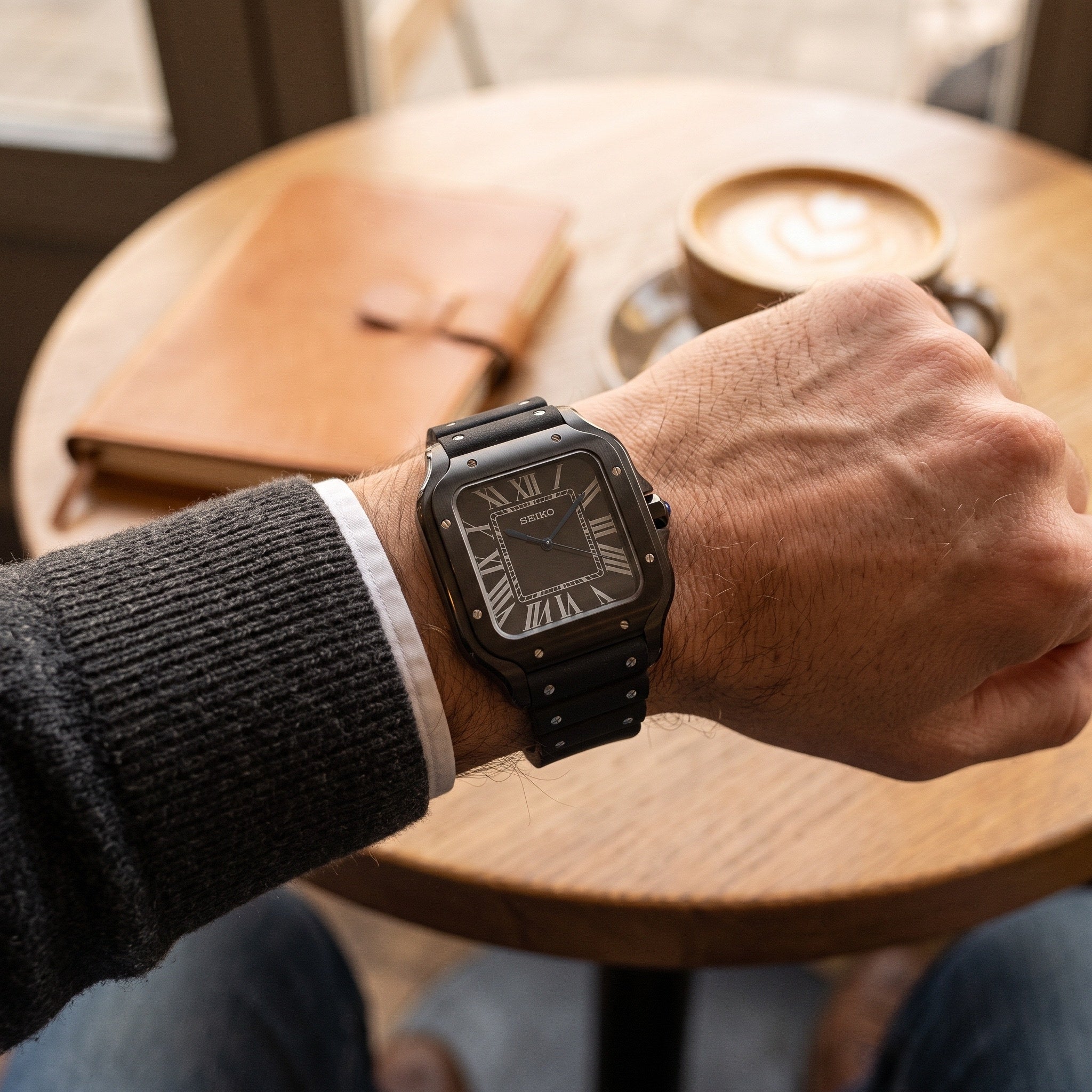 Seiktos Mod – Black Black Dial – 38mm – Automatic – on-wrist view