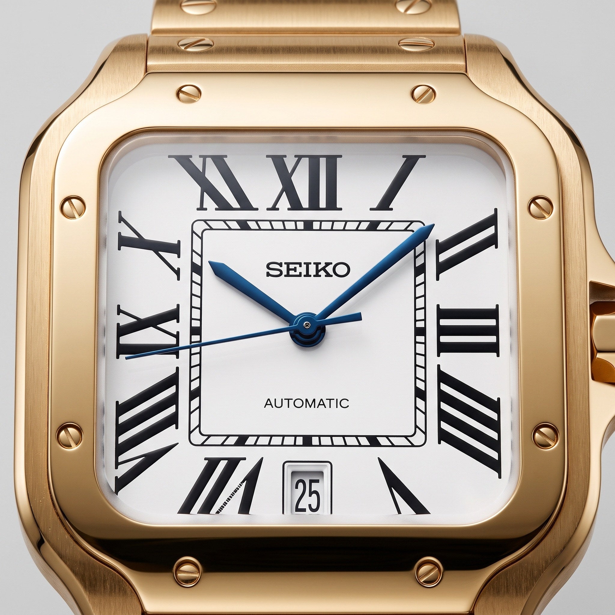 Seiktos Mod – Gold White Dial – 38mm – Automatic – dial detail