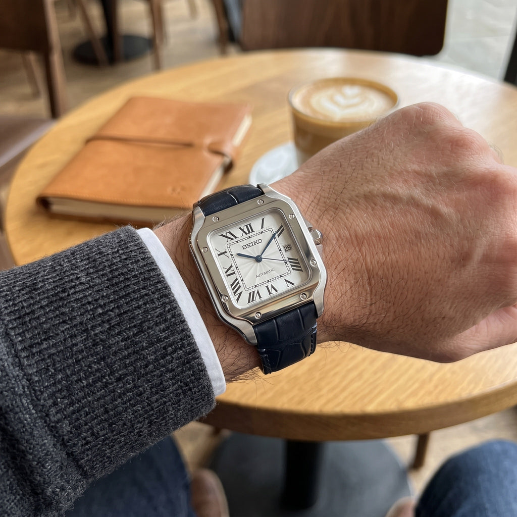 Seiktos Mod – Silver Dial – 38mm – Automatic – on-wrist view