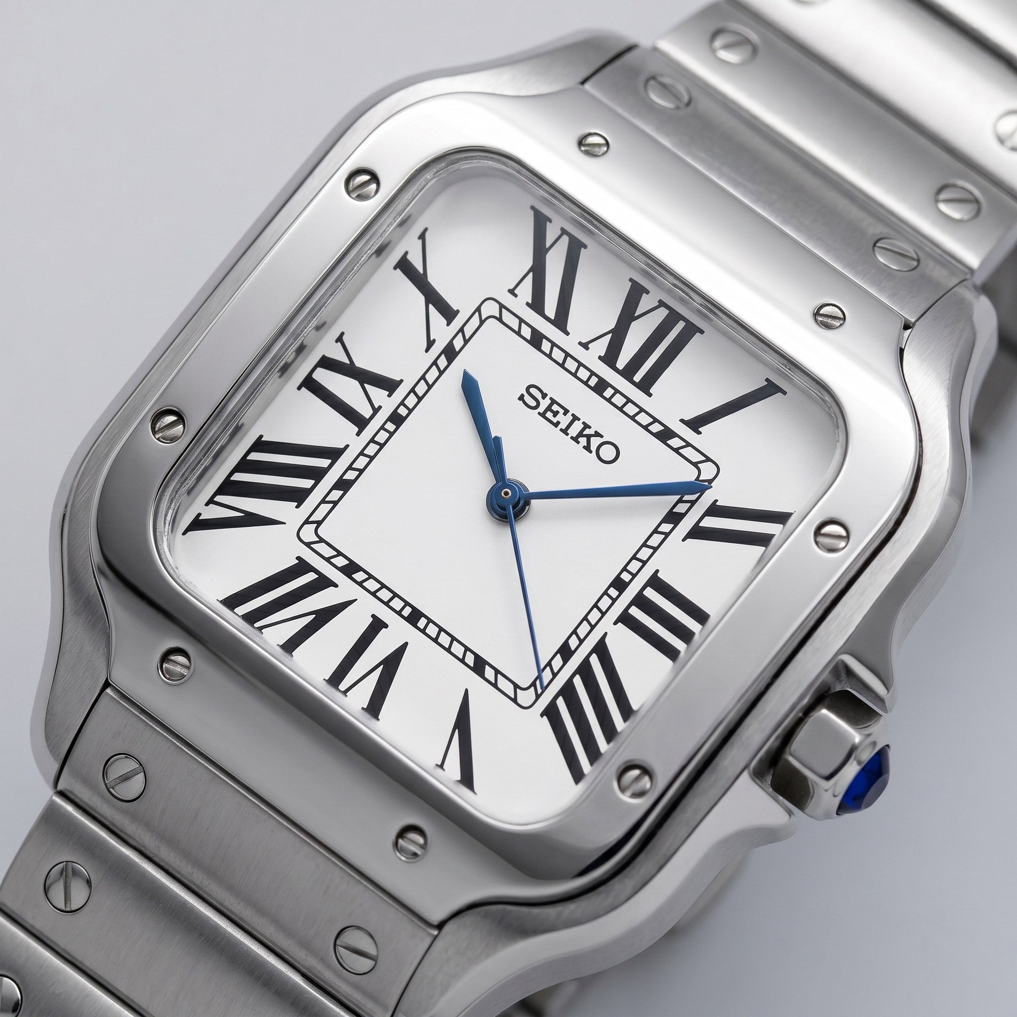 Seiktos Mod – Silver Dial – 38mm – Automatic – dial detail