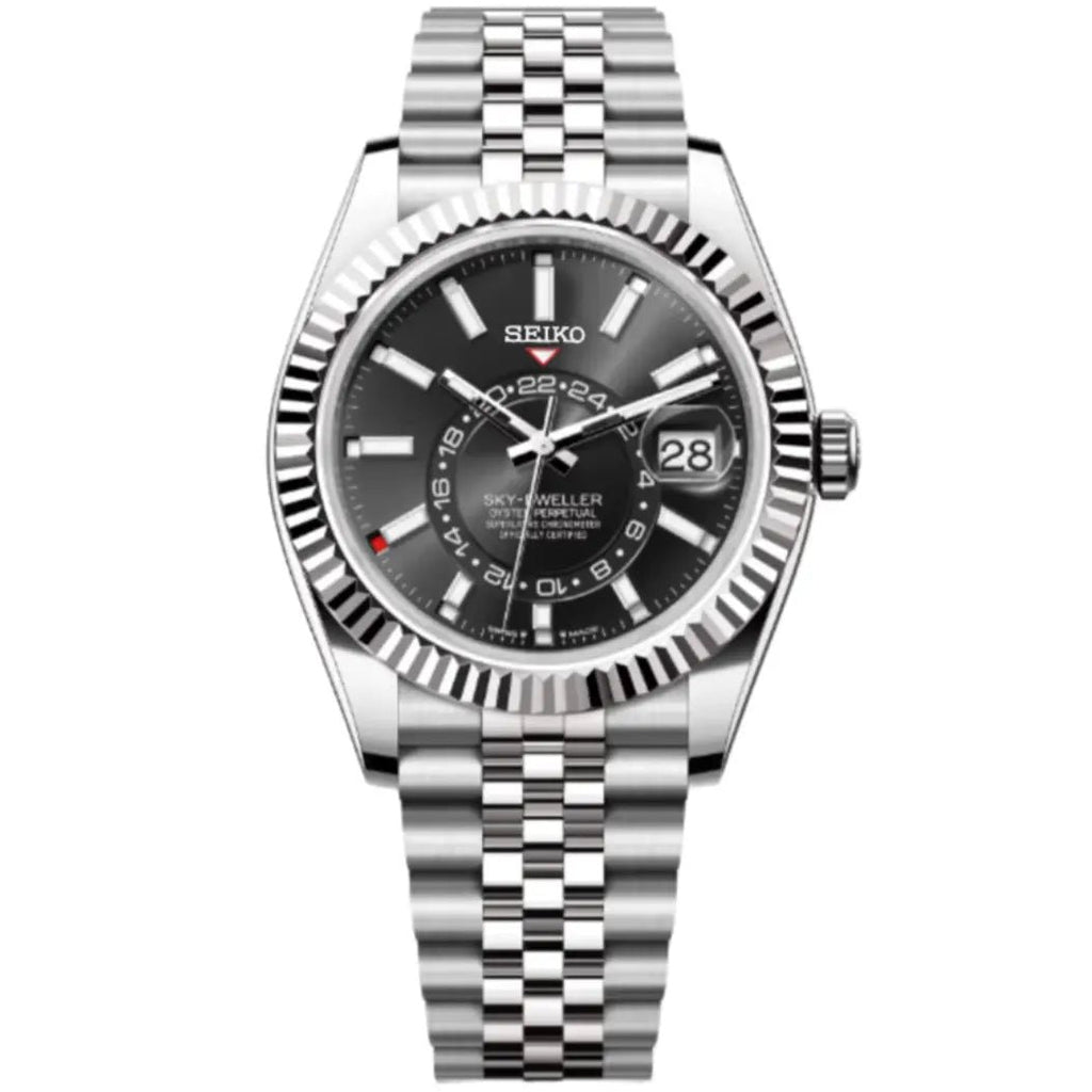 Sky Mod – Black Dial – 41mm – Automatic — with Seiko logo