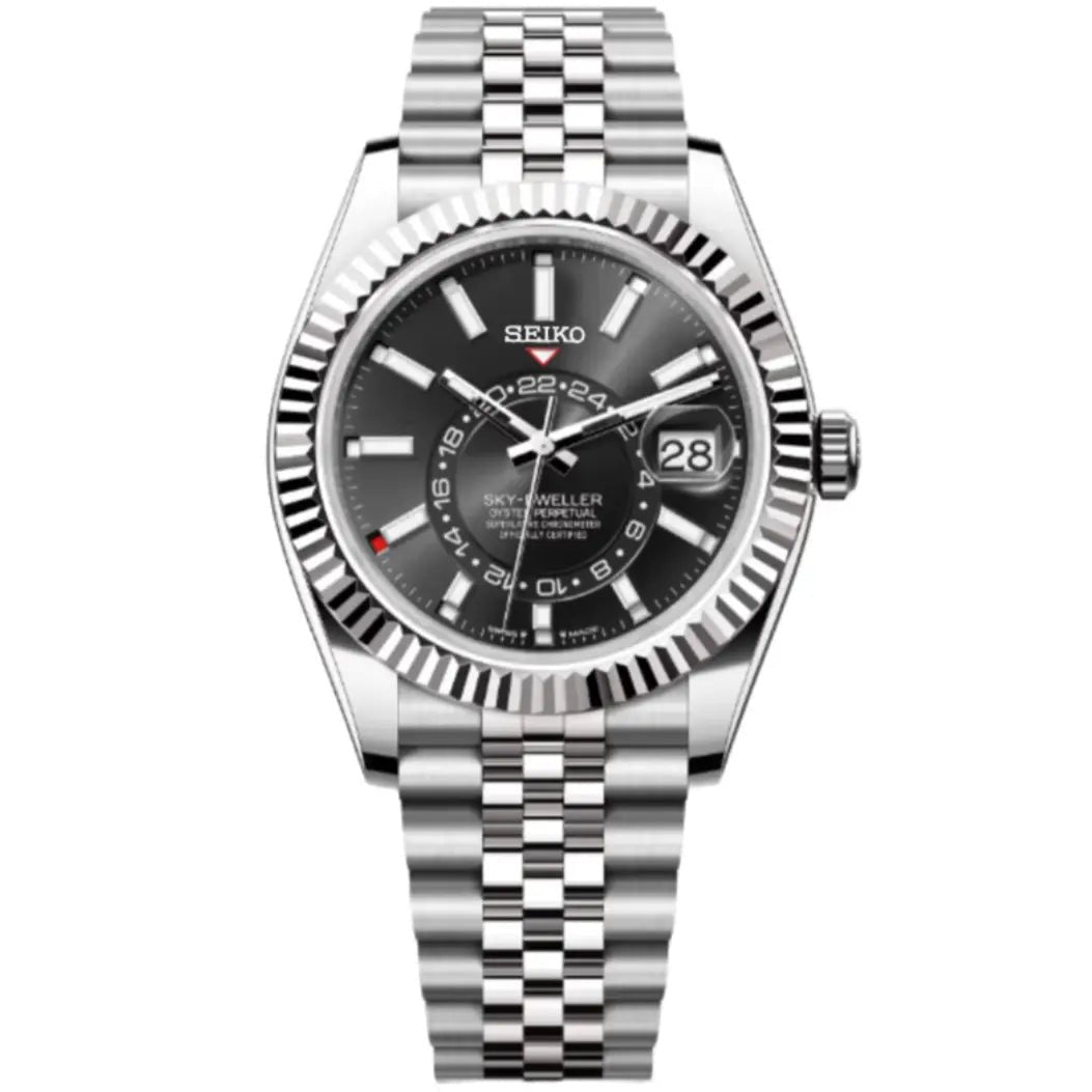 Sky Mod – Black Dial – 41mm – Automatic — with Seiko logo