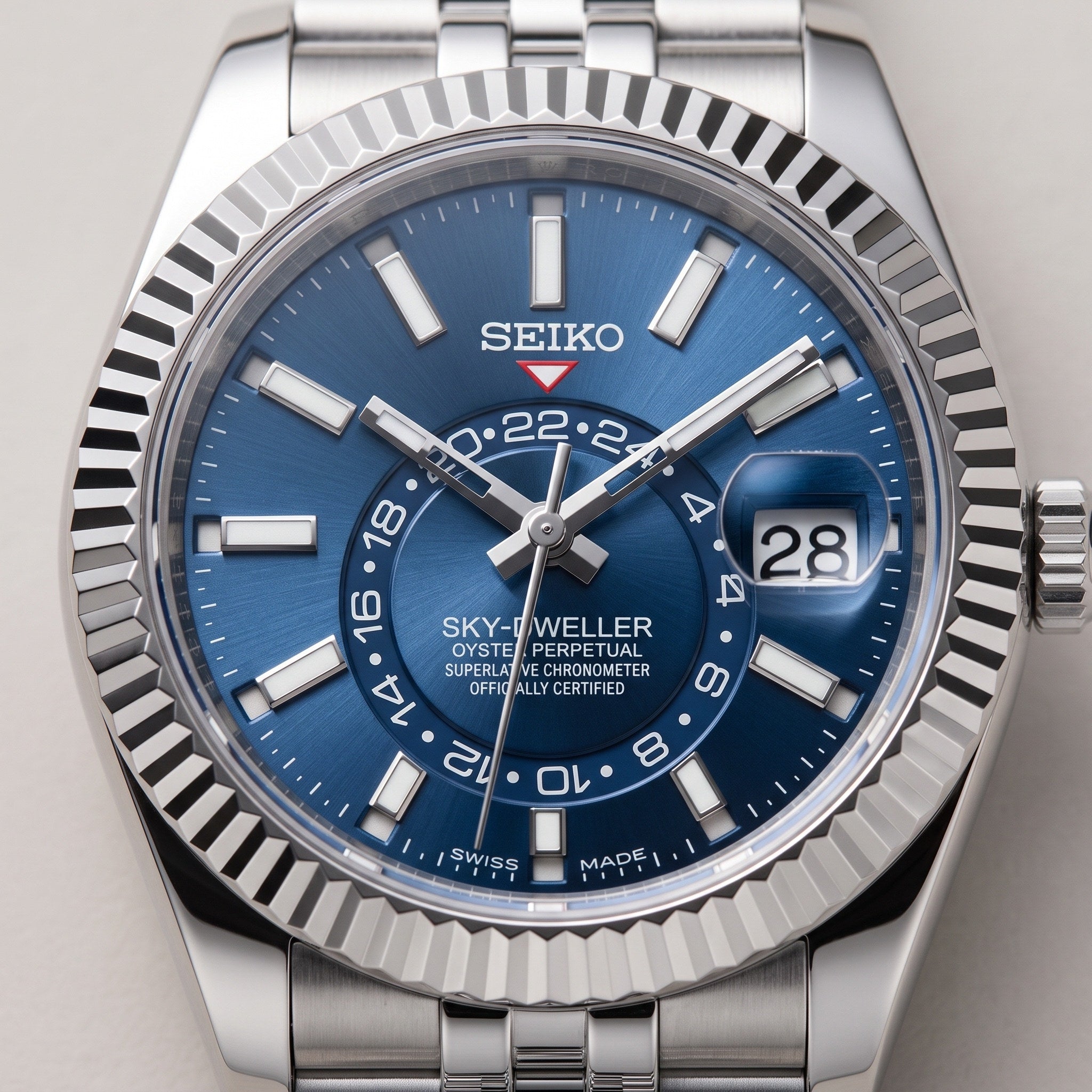 Sky Mod – Blue Dial – 41mm – Automatic – dial detail
