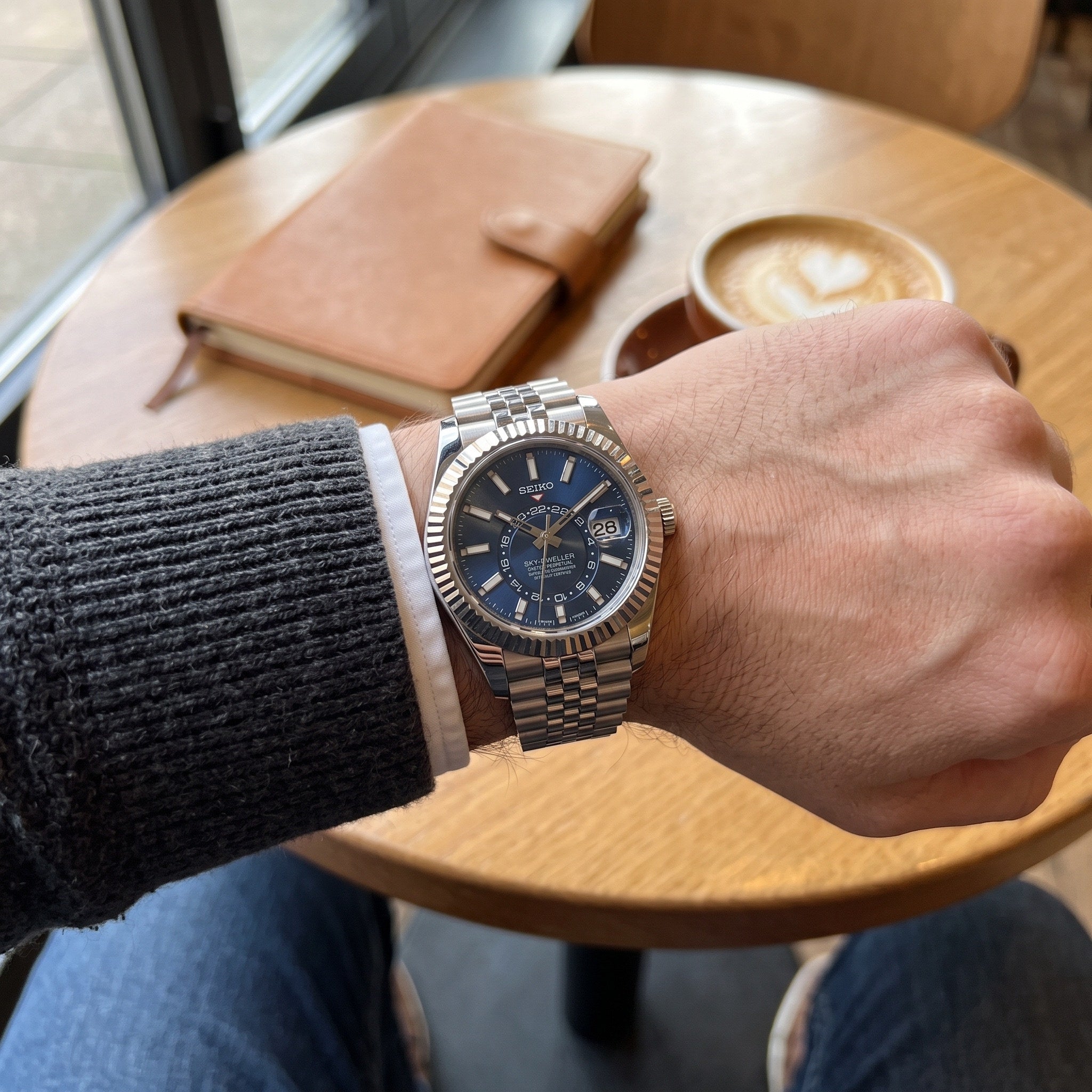 Sky Mod – Blue Dial – 41mm – Automatic – on-wrist view