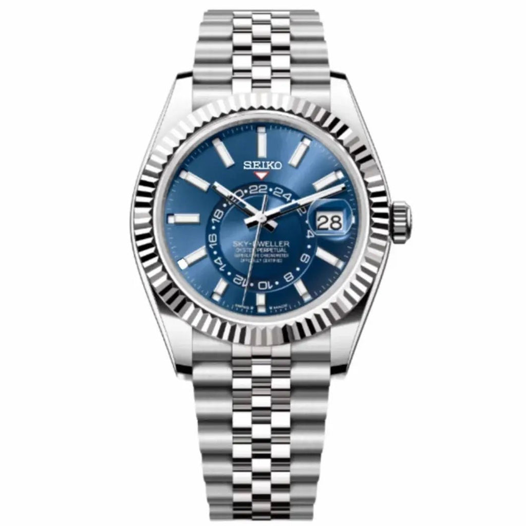Sky Mod – Blue Dial – 41mm – Automatic — with Seiko logo