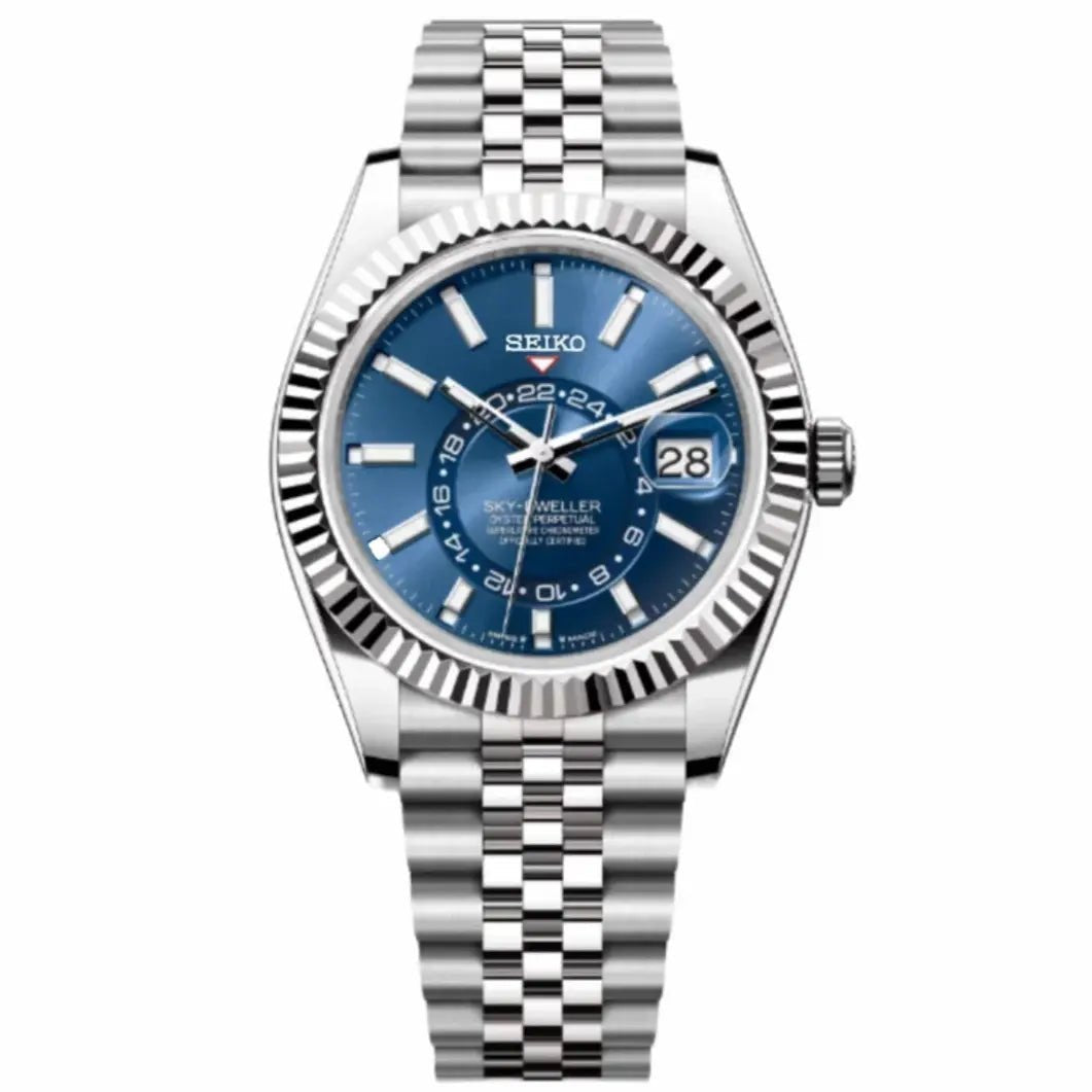 Sky Mod – Blue Dial – 41mm – Automatic — with Seiko logo