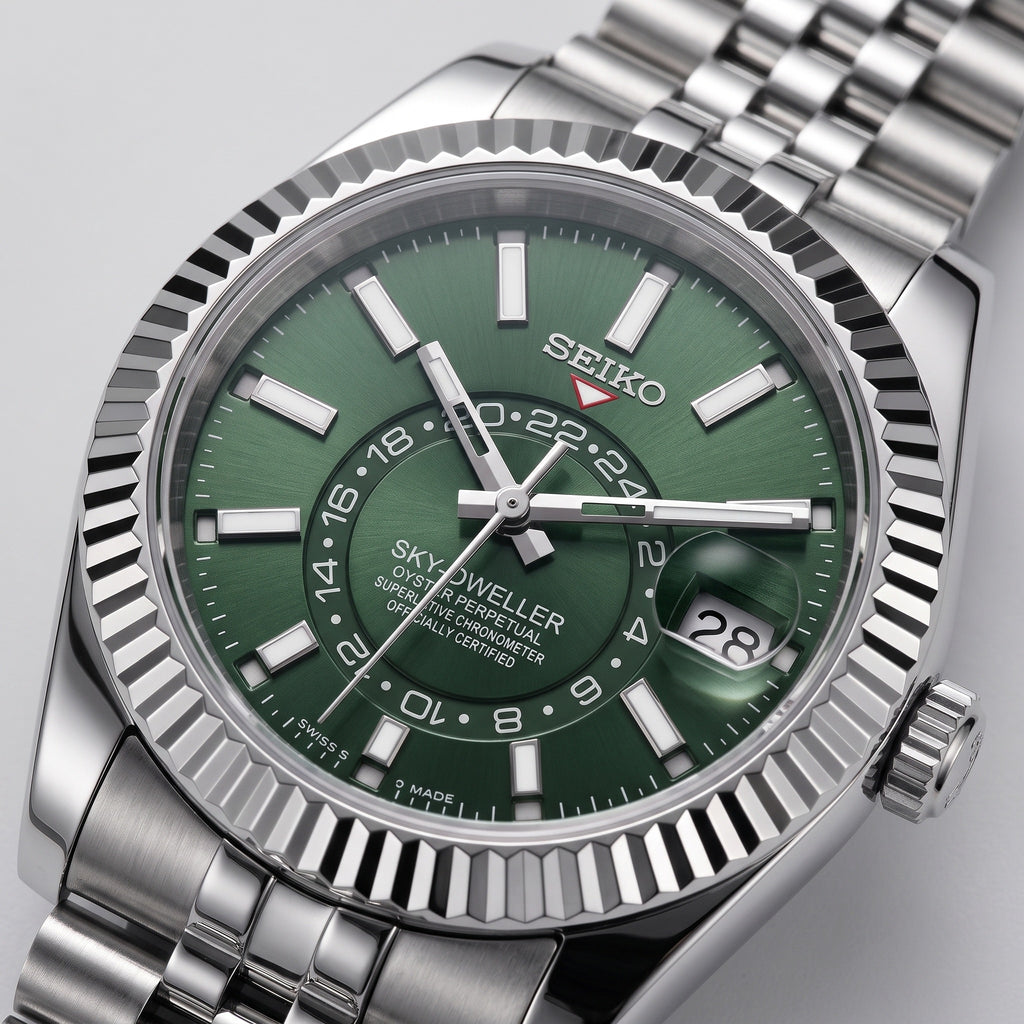 Sky Mod – Green Dial – 41mm – Automatic – dial detail
