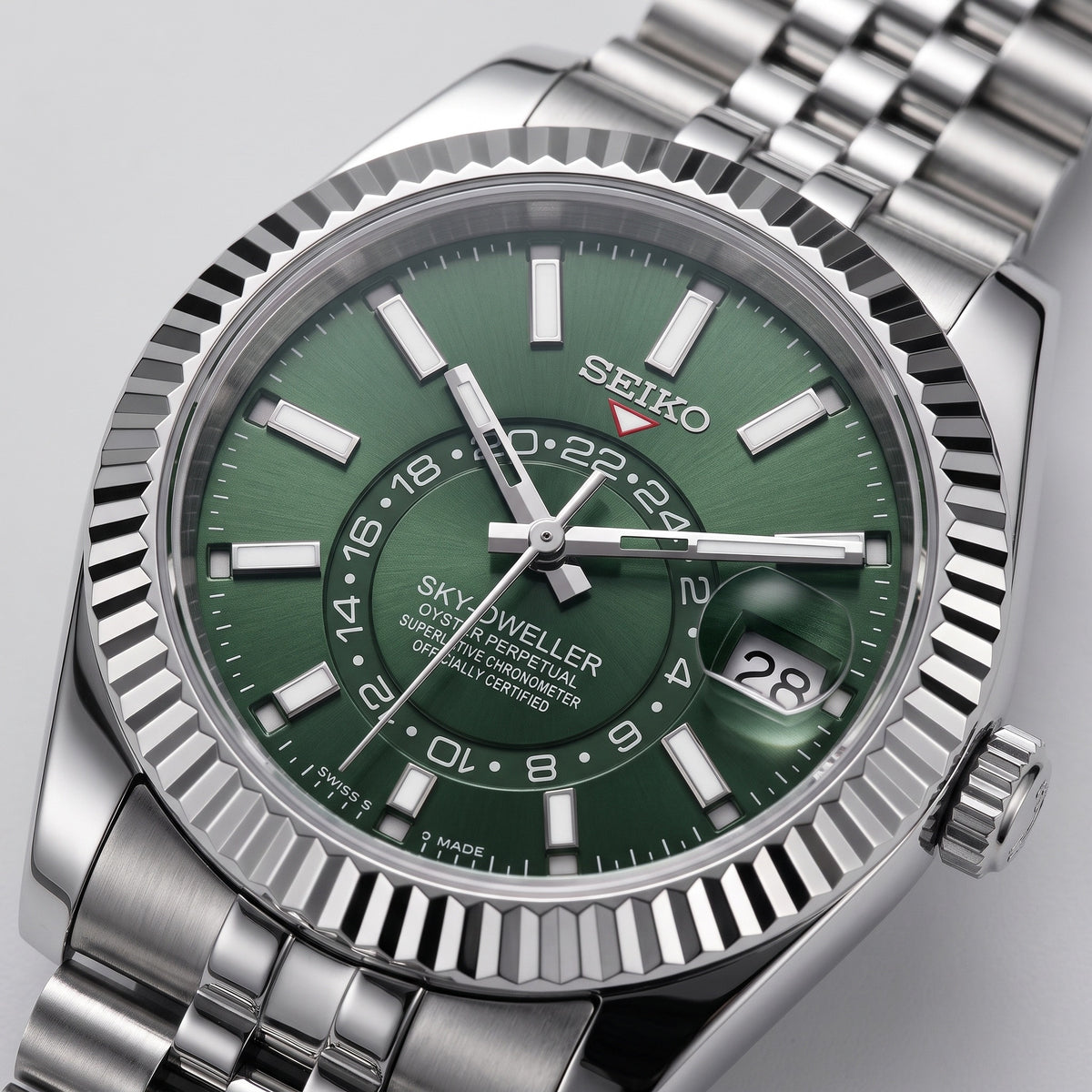 Sky Mod – Green Dial – 41mm – Automatic – dial detail