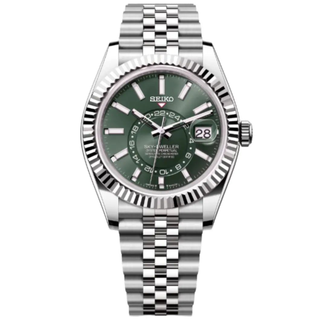 Sky Mod – Green Dial – 41mm – Automatic — with Seiko logo