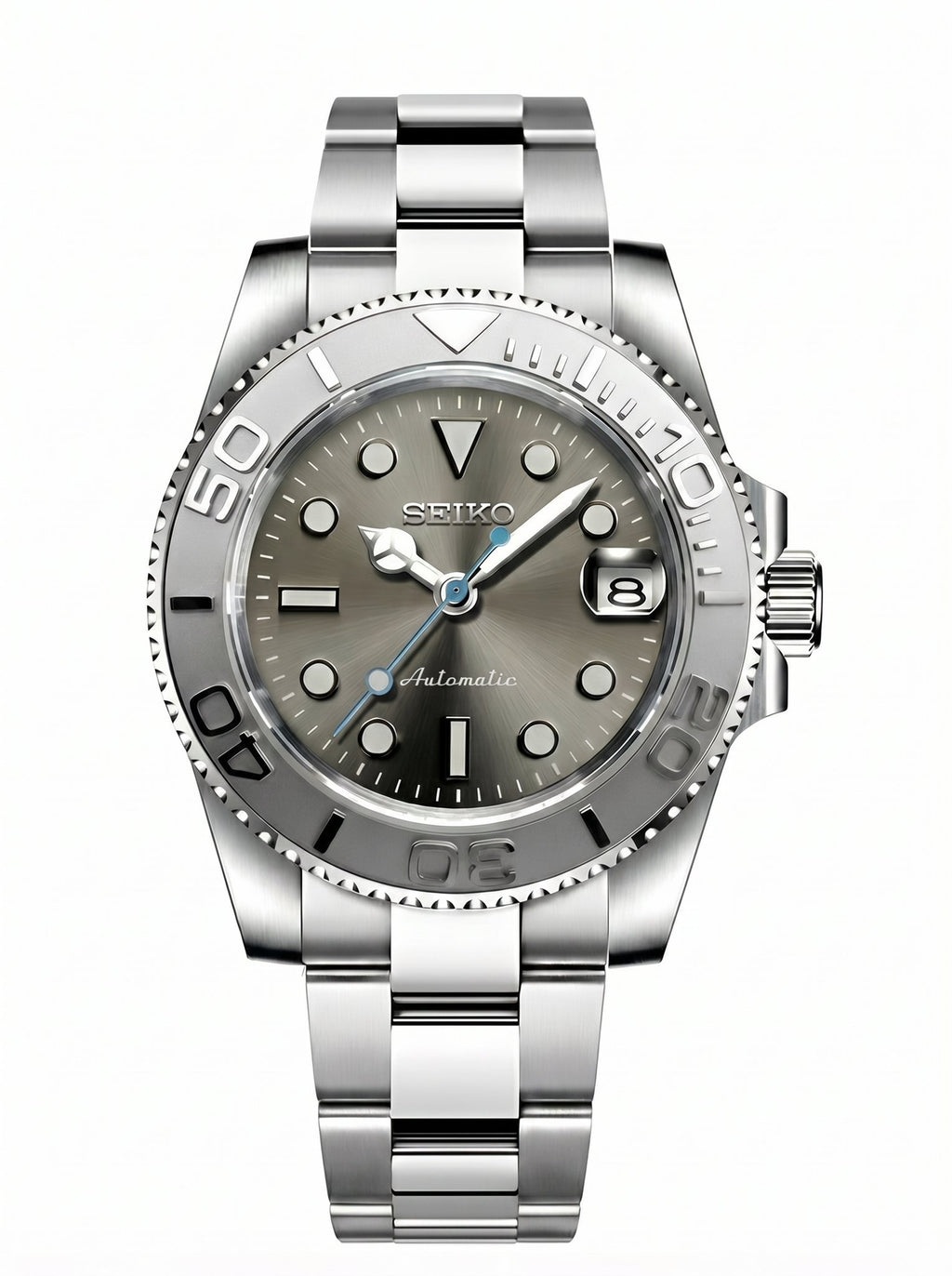 Sub Mod – Anthracite Dial – 40mm – Automatic — with Seiko logo