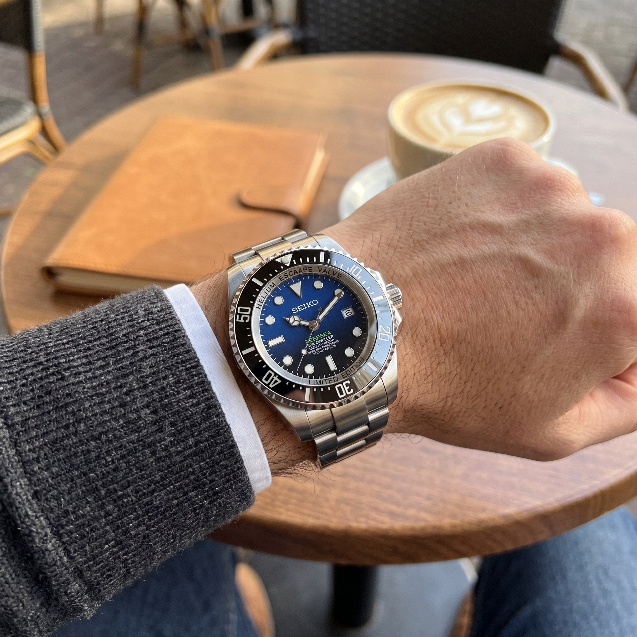 Sub Mod – Blue Dial – 40mm – Automatic – on-wrist view