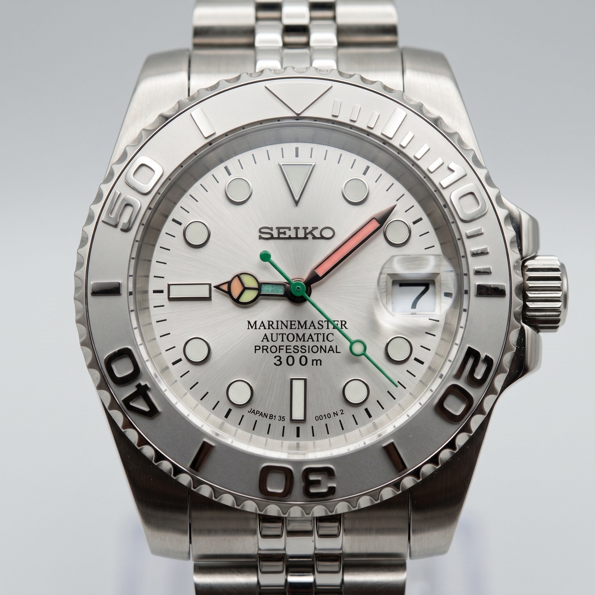 Sub Mod – Platinum Grey Dial – 40mm – Automatic – dial detail