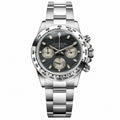 Tona Mod – Steel · Slate Dial – 40mm – Chronograph - without Seiko logo